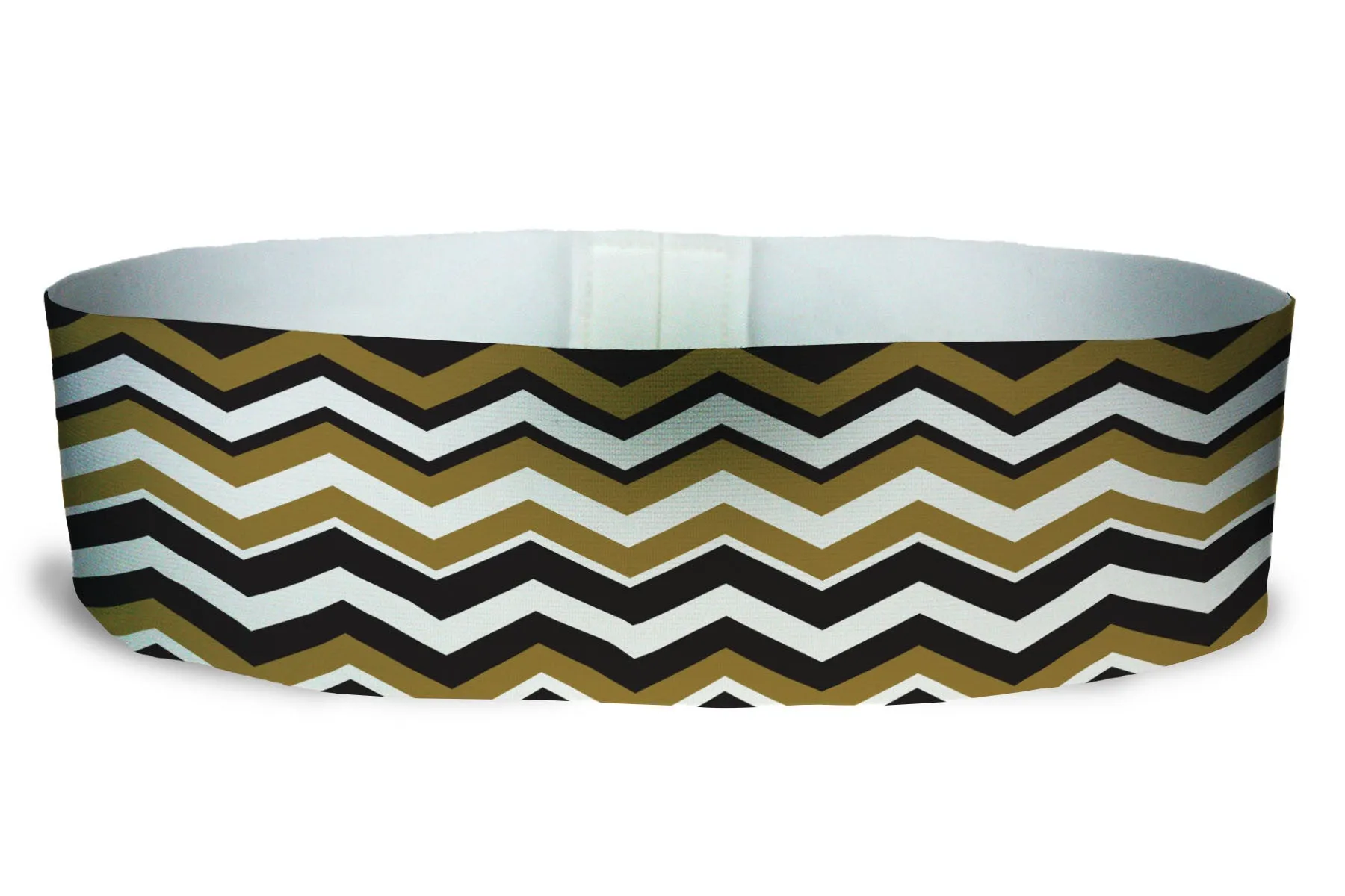 Loopty Loop Chevron Black Gold Multi