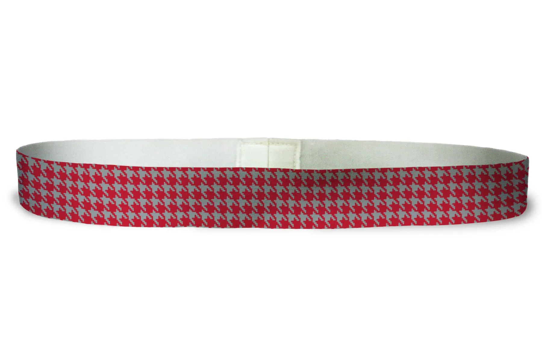 Loopty Loop Houndstooth Red Grey