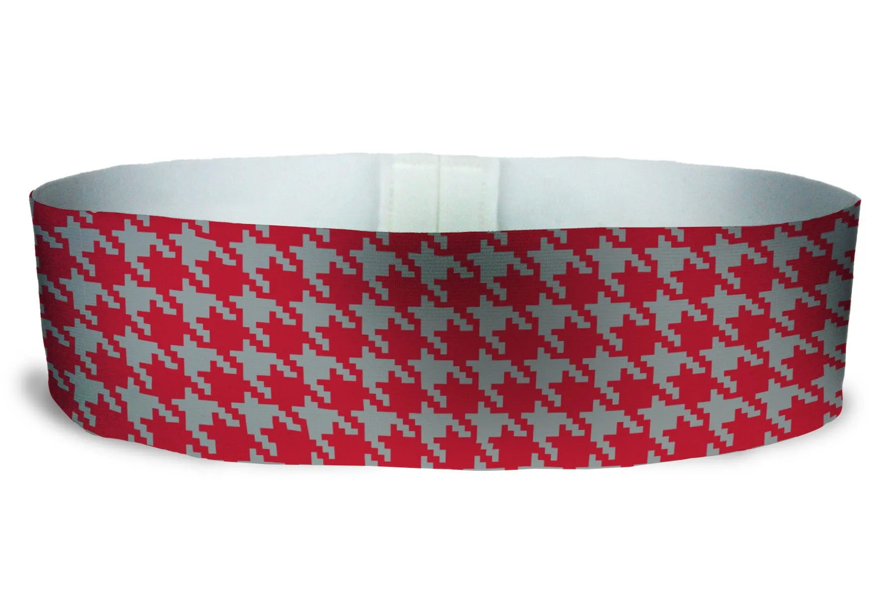 Loopty Loop Houndstooth Red Grey