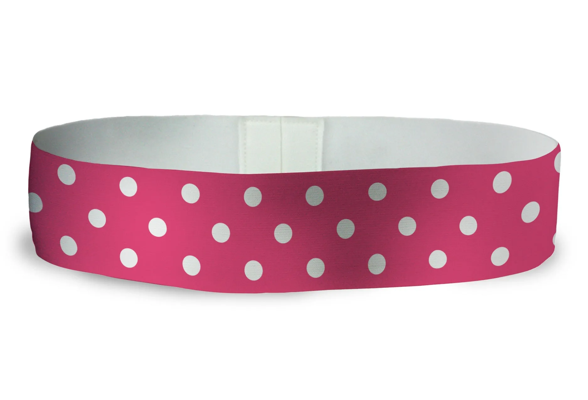 Loopty Loop Polka Dots Pink White