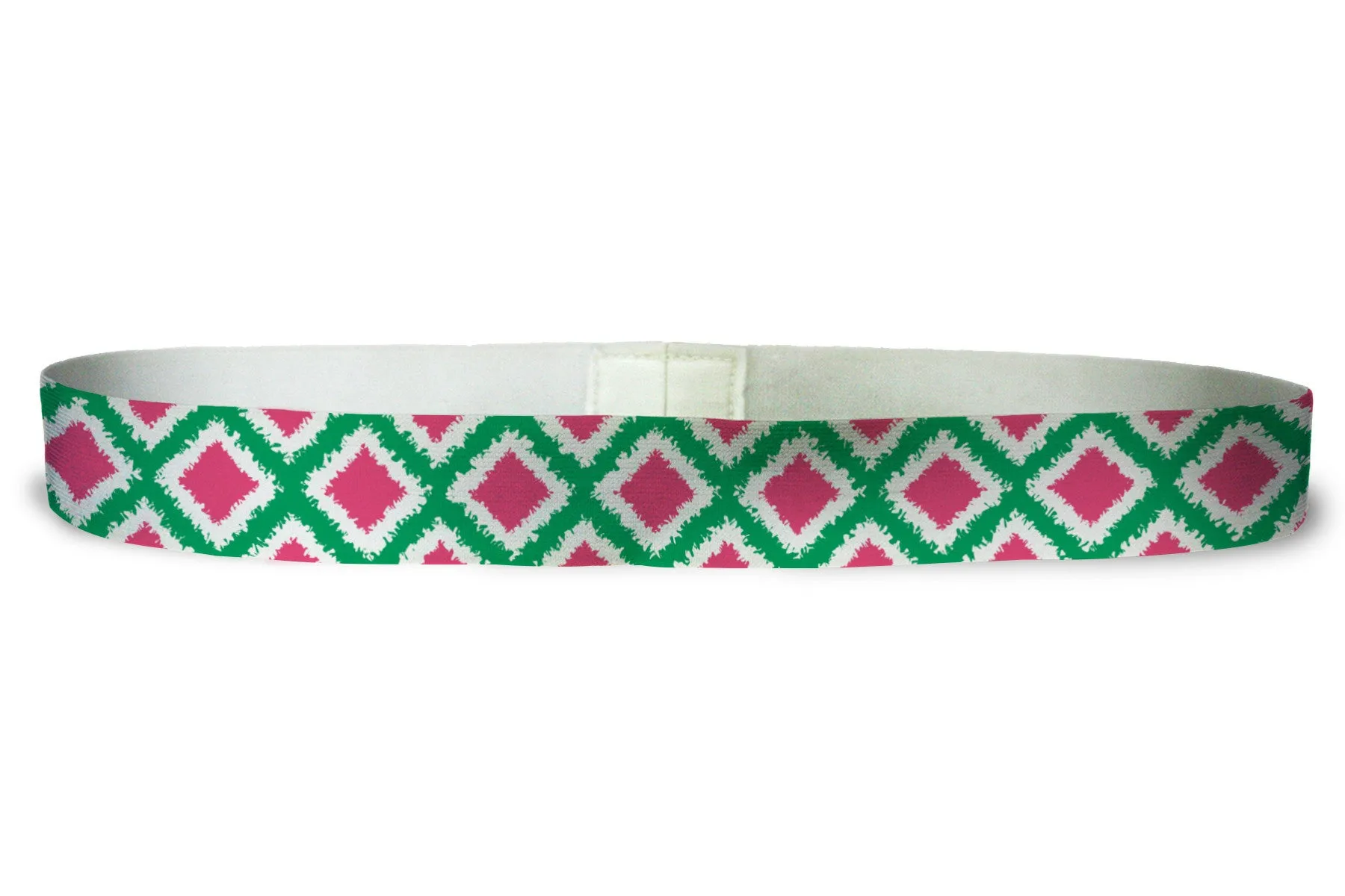 Loopty Loop Tribal Diamonds Pink Green