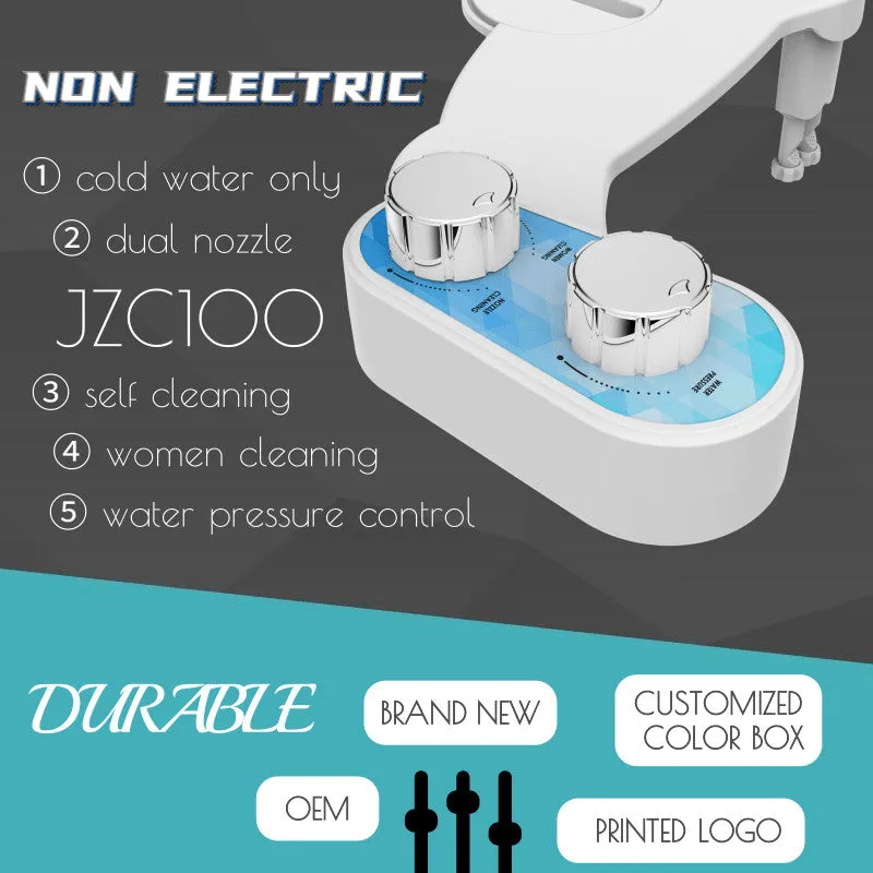 Manually Adjustable Bidet And Mechanical Bidet