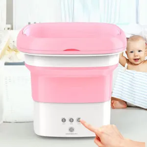 Mini Dehydration Integrated Folding Washing Machine