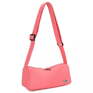 Miss Lulu Vintage Chic Pink Crossbody Bag - Lightweight & Water-Resistant - Ideal for Daily Use