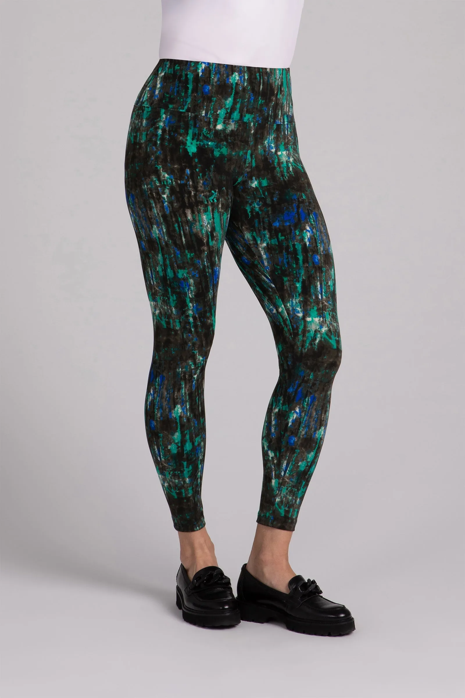 Nu Yoke Legging | Camo Forest