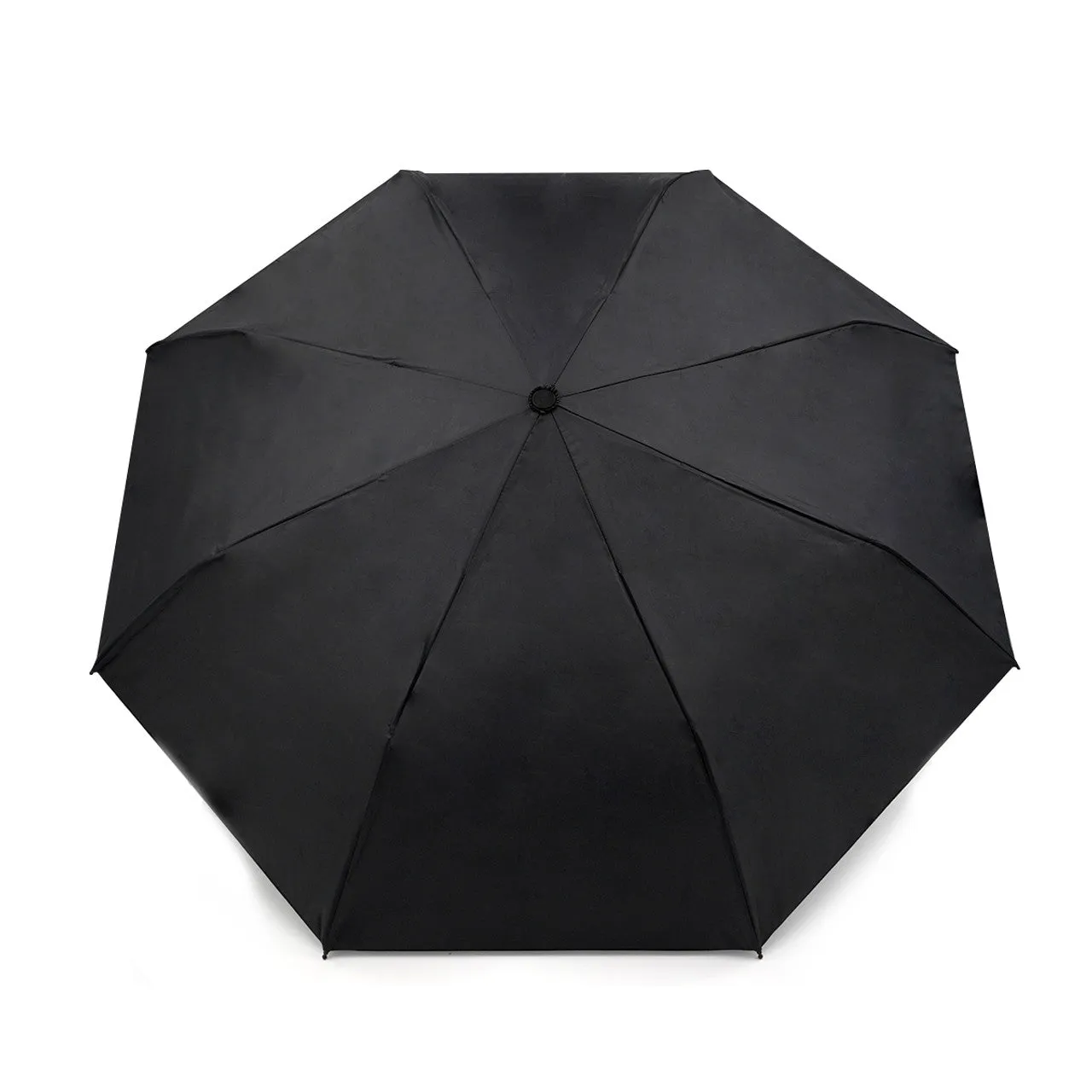 Parquet | Compact Travel Umbrella | Solid Black