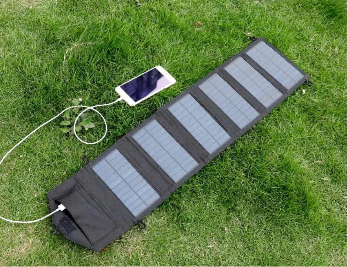 Practical 800W Foldable Solar 6 Panels Charger USB 5V