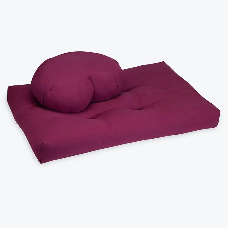 Premium Zafu Crescent Meditation Cushion