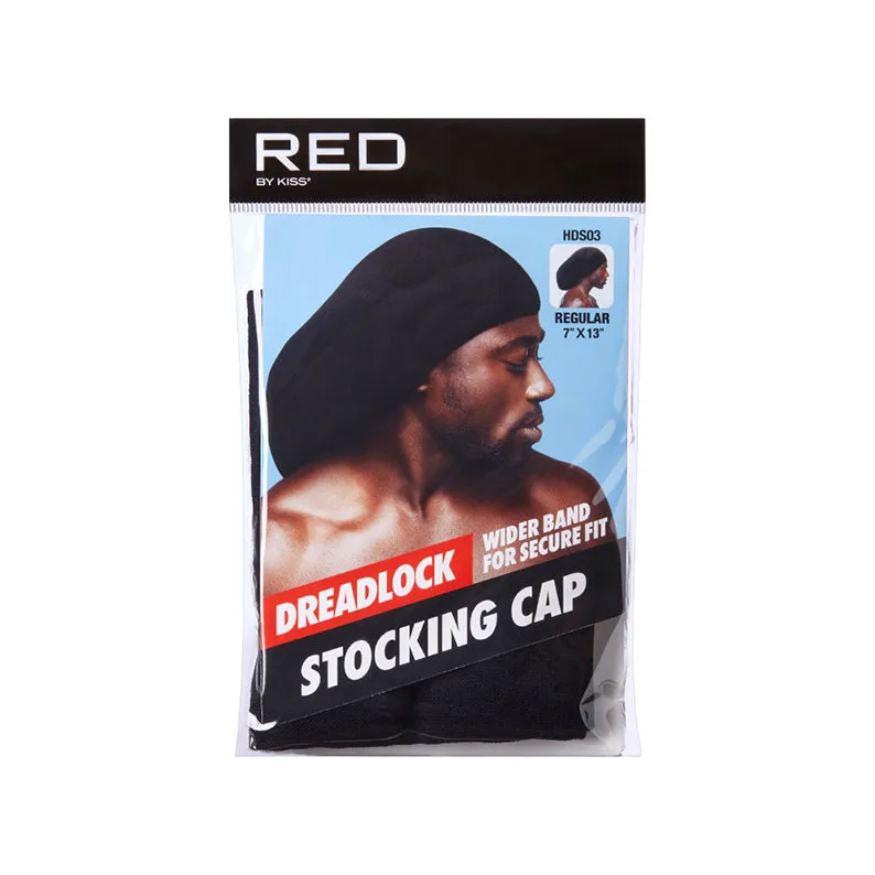 RED by KISS Dreadlock Stocking Cap BLACK [REGULAR] #HDS03