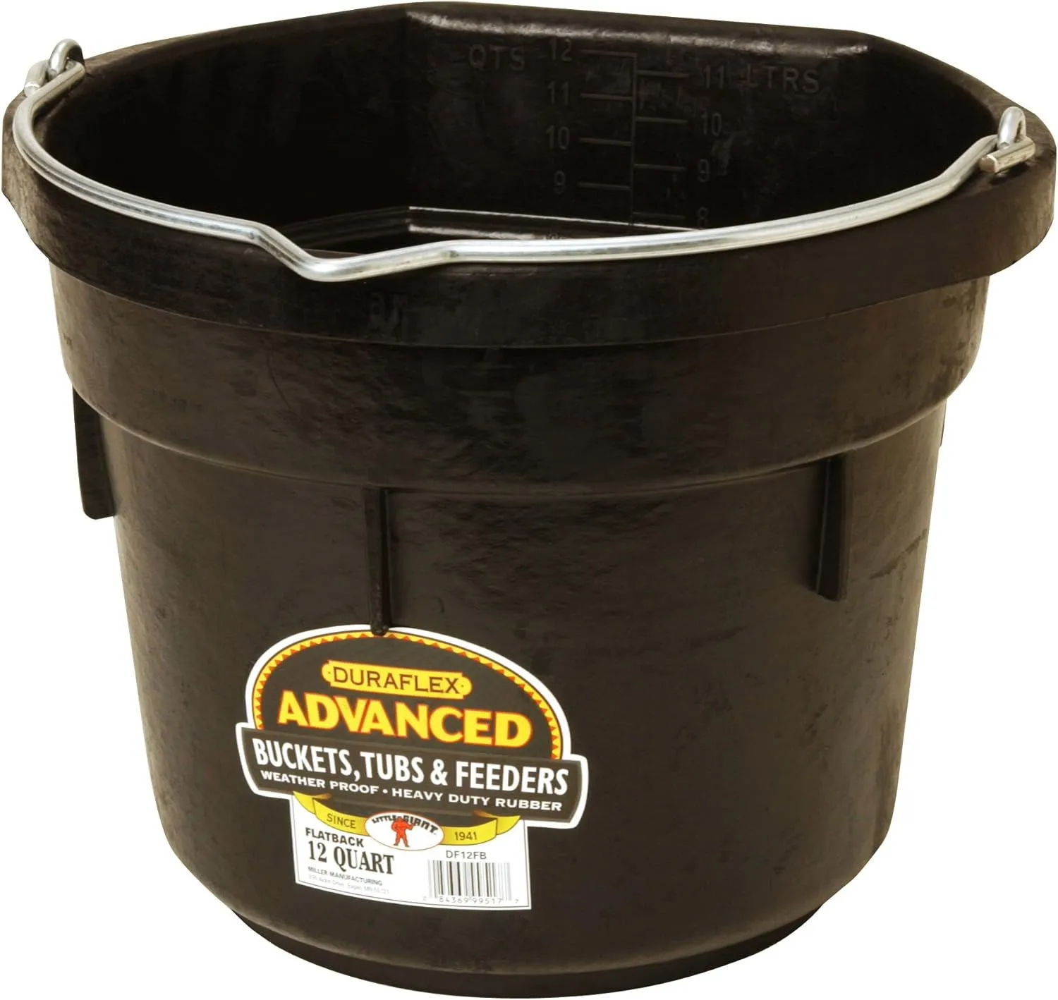 Rubber Flat Back Bucket