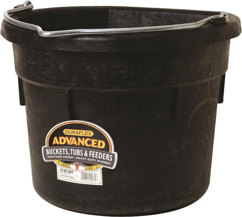 Rubber Flat Back Bucket