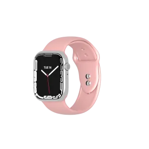 Silicone Bands for Apple Watch 3/4/5/6/7/SE 42/44/45mm - Pink