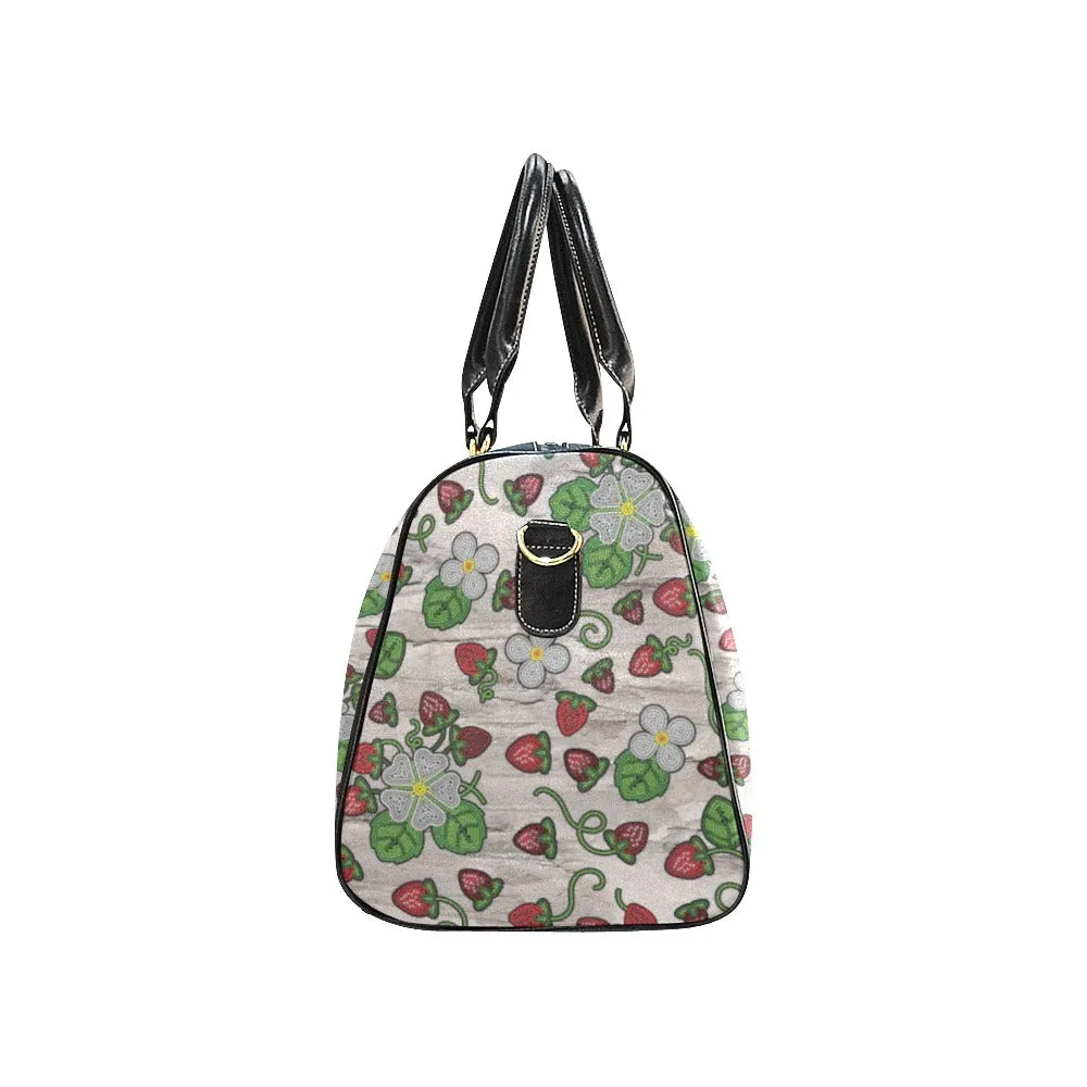 Strawberry Dreams Bright Birch Waterproof Travel Bag