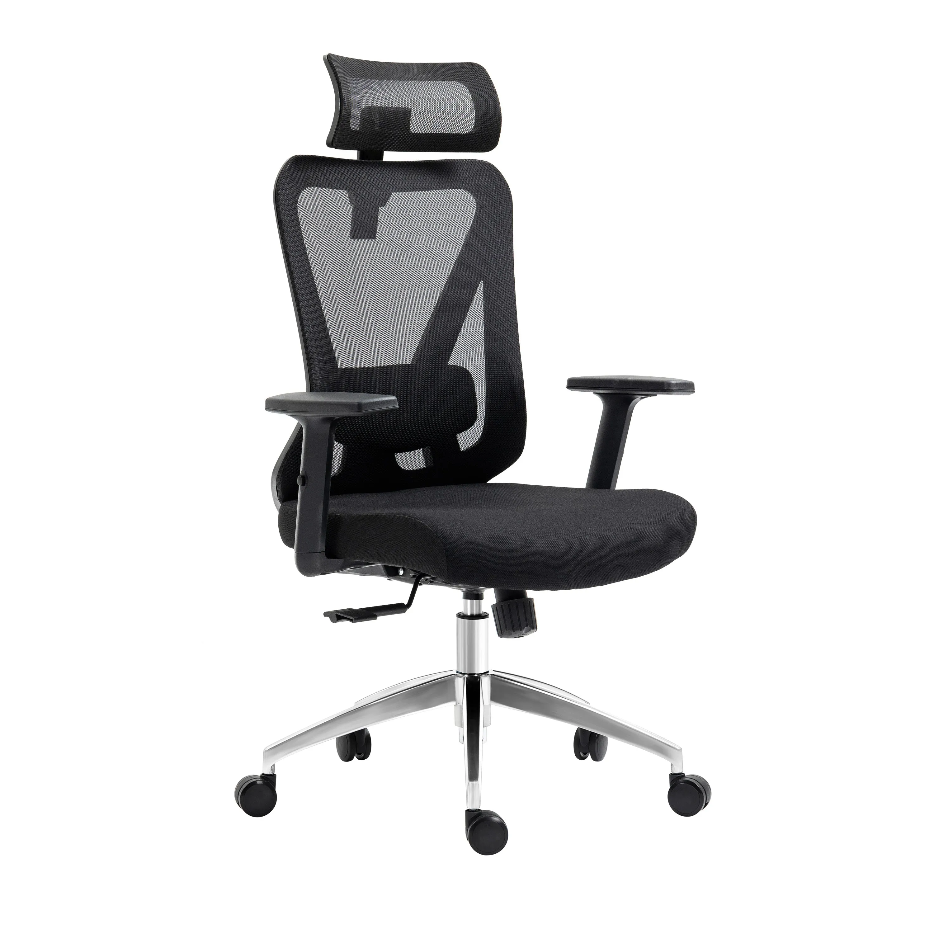 Truly Ergonomic Mesh Office Chair with Headrest & Lumbar Support