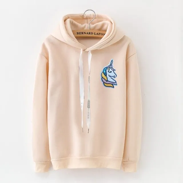 Unicorn Long-Sleeve Hoodie