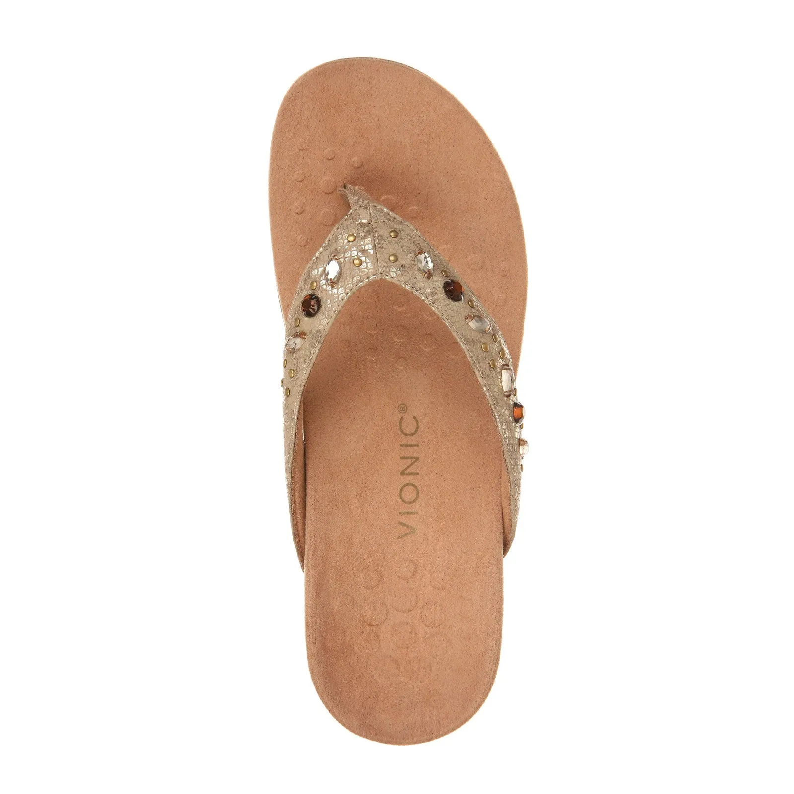 Vionic Lucia Sandal (Women) - Wheat Leopard Snake Syn