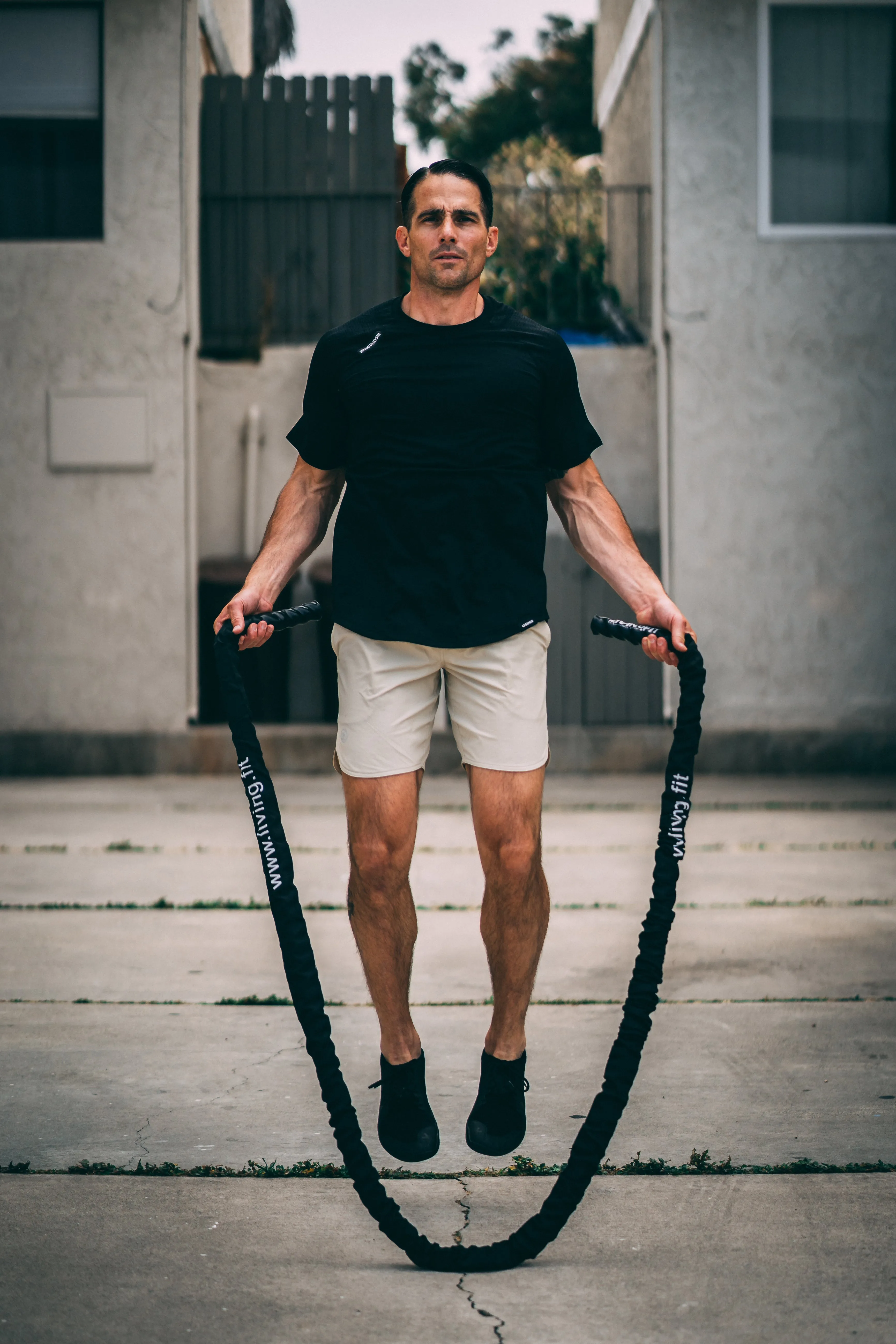 Weighted Jump Rope - Canvas Covered Heavy Jump Rope, For Indoor & Outdoor Total Body Workouts